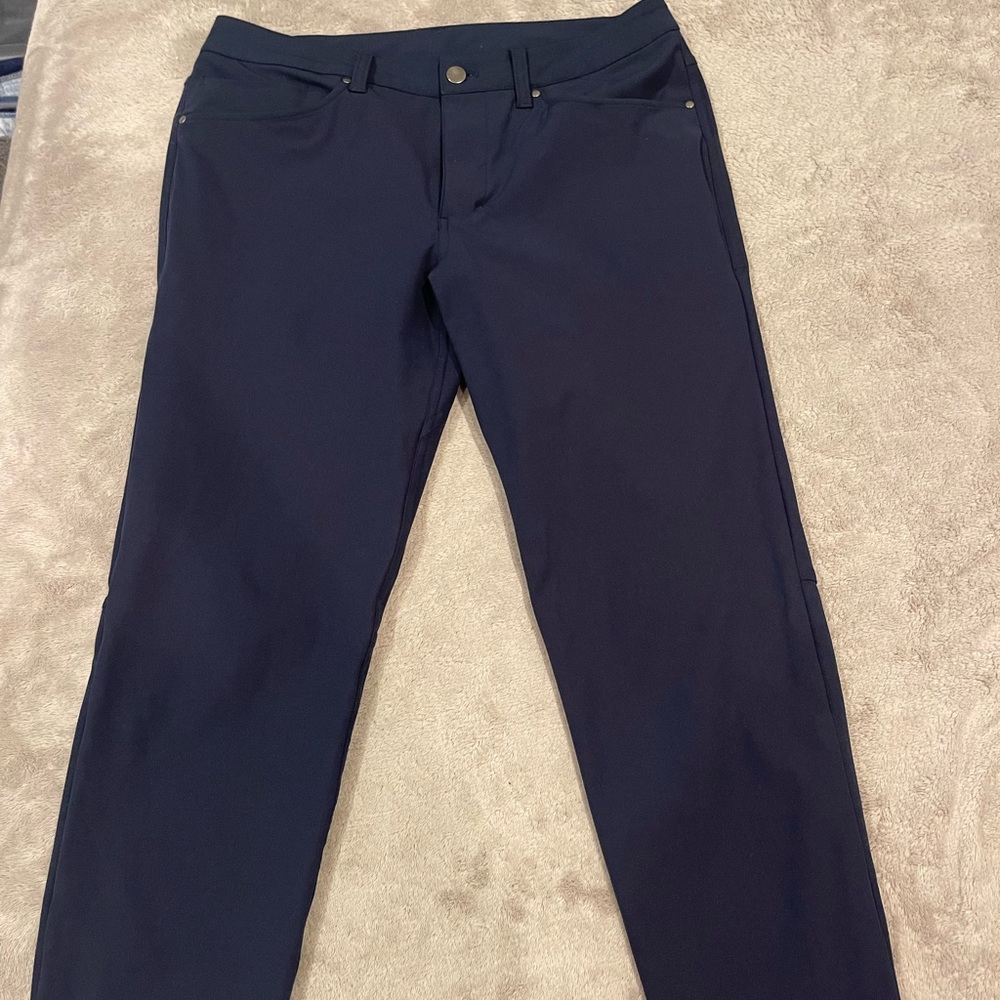 Lulu lemon align slim fit pants. Navy blue